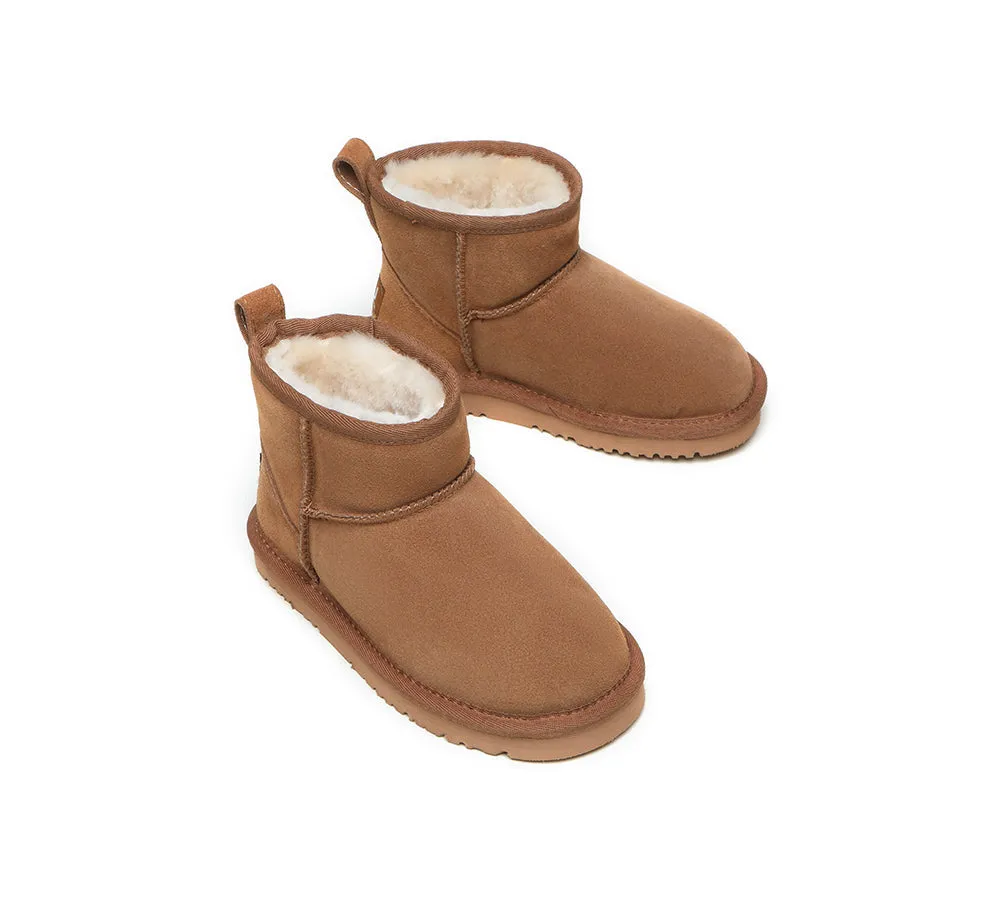 AUSTRALIAN SHEPHERD® UGG Boots Kids Sheepskin Wool Mini Noel