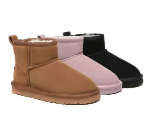 AUSTRALIAN SHEPHERD® UGG Boots Kids Sheepskin Wool Mini Noel