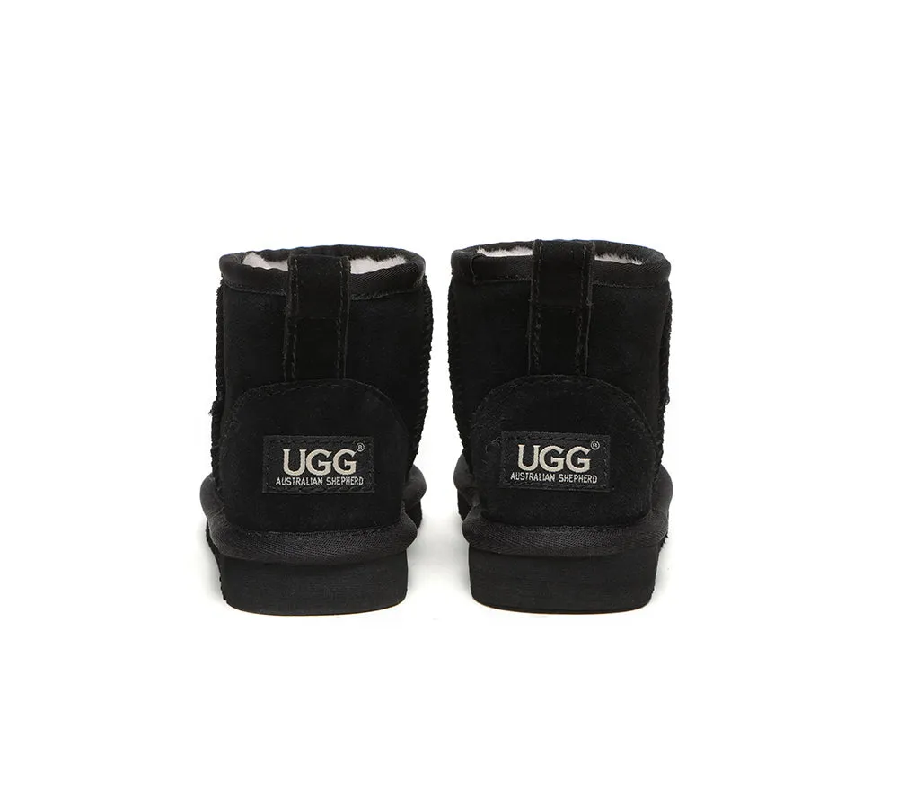 AUSTRALIAN SHEPHERD® UGG Boots Kids Sheepskin Wool Mini Noel