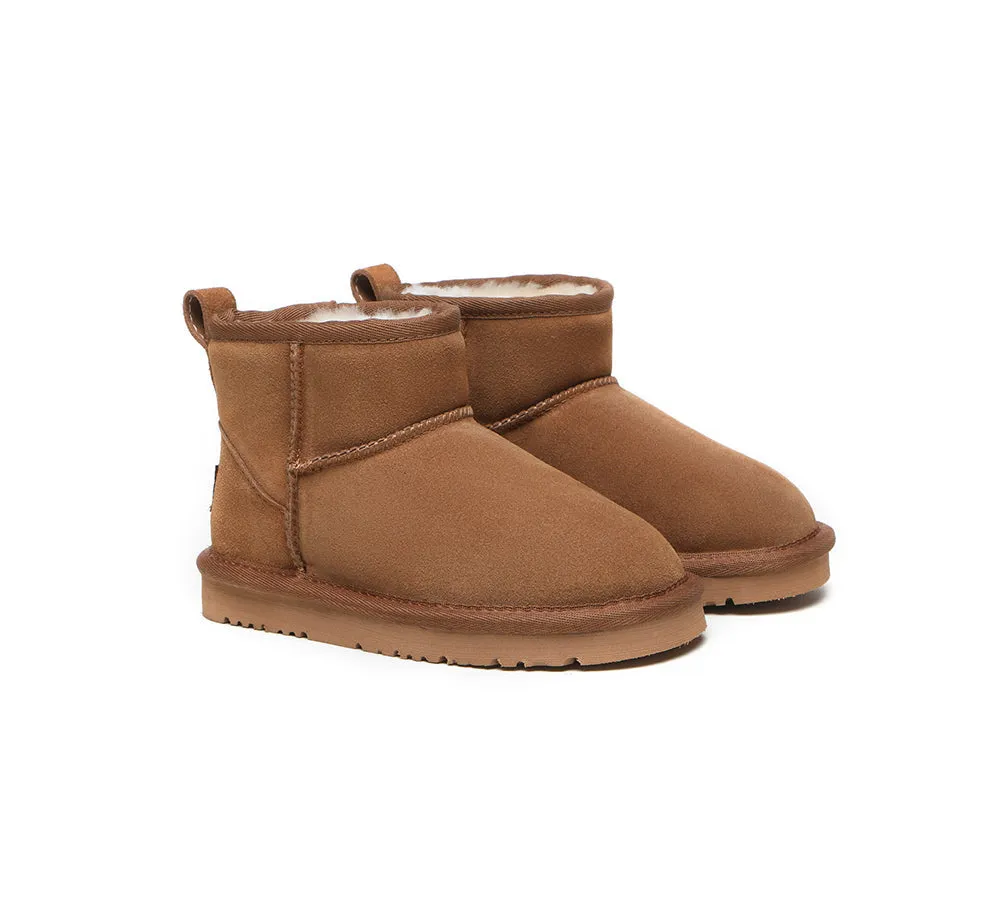 AUSTRALIAN SHEPHERD® UGG Boots Kids Sheepskin Wool Mini Noel