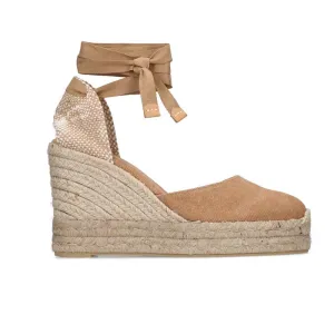 Castaner Carina 8ED Tostado Platform Wedge Espadrilles