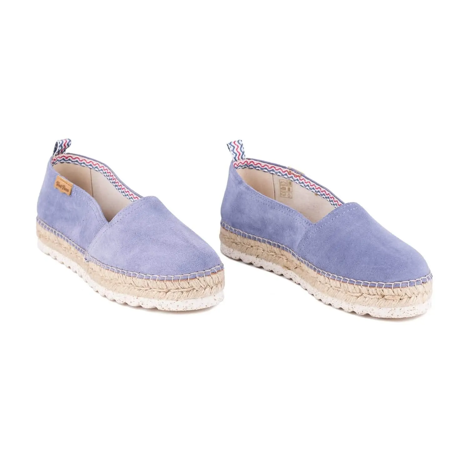 Closed Toe with Suede Leather Espadrilles for Women - Aria