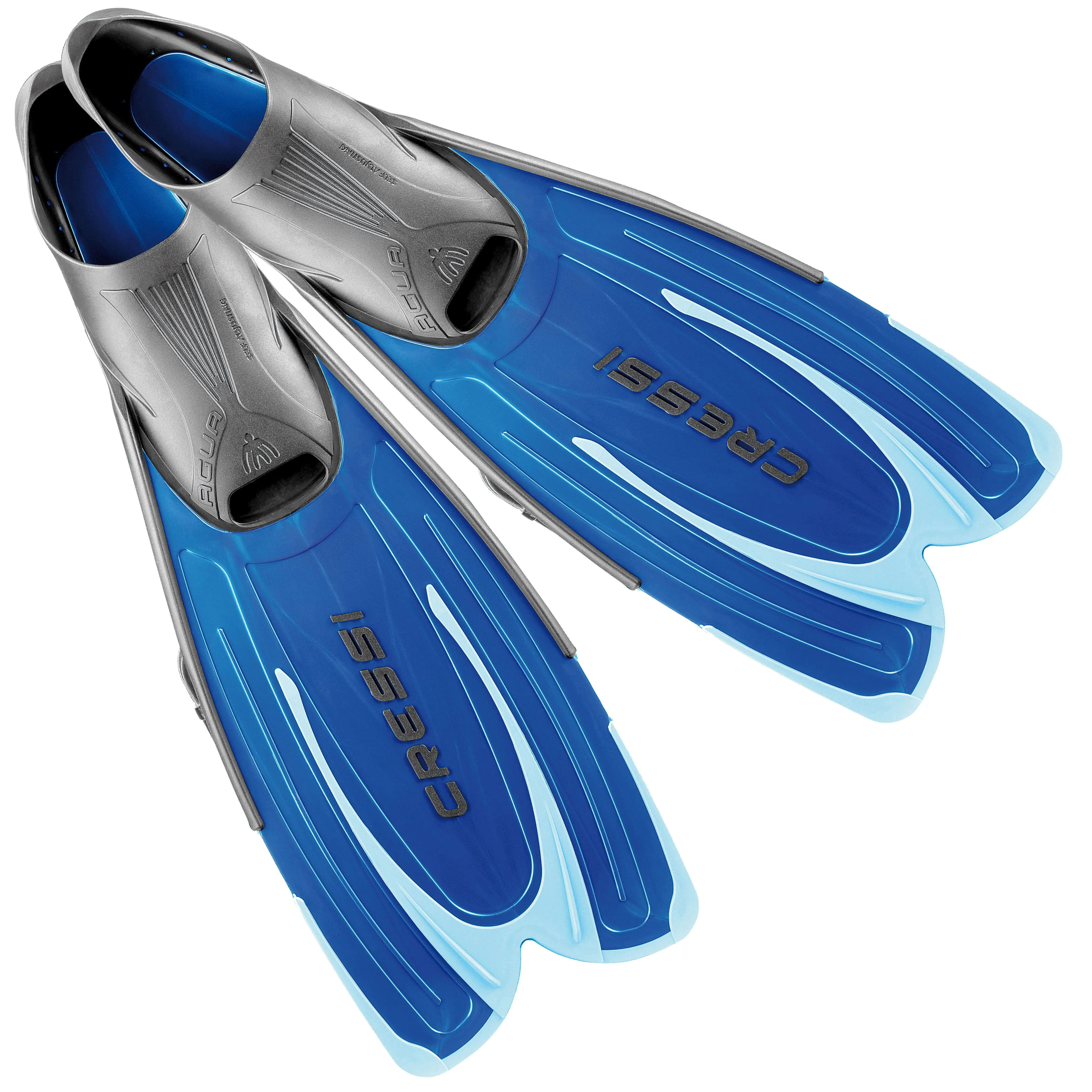 Cressi Marea Mask, Dry Snorkel & Agua Fins, Lightweight Snorkelling Set