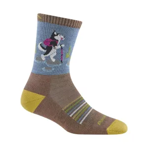 Darn Tough Vermont Women's Critter Club Lightweight Hiking Sock - Bark