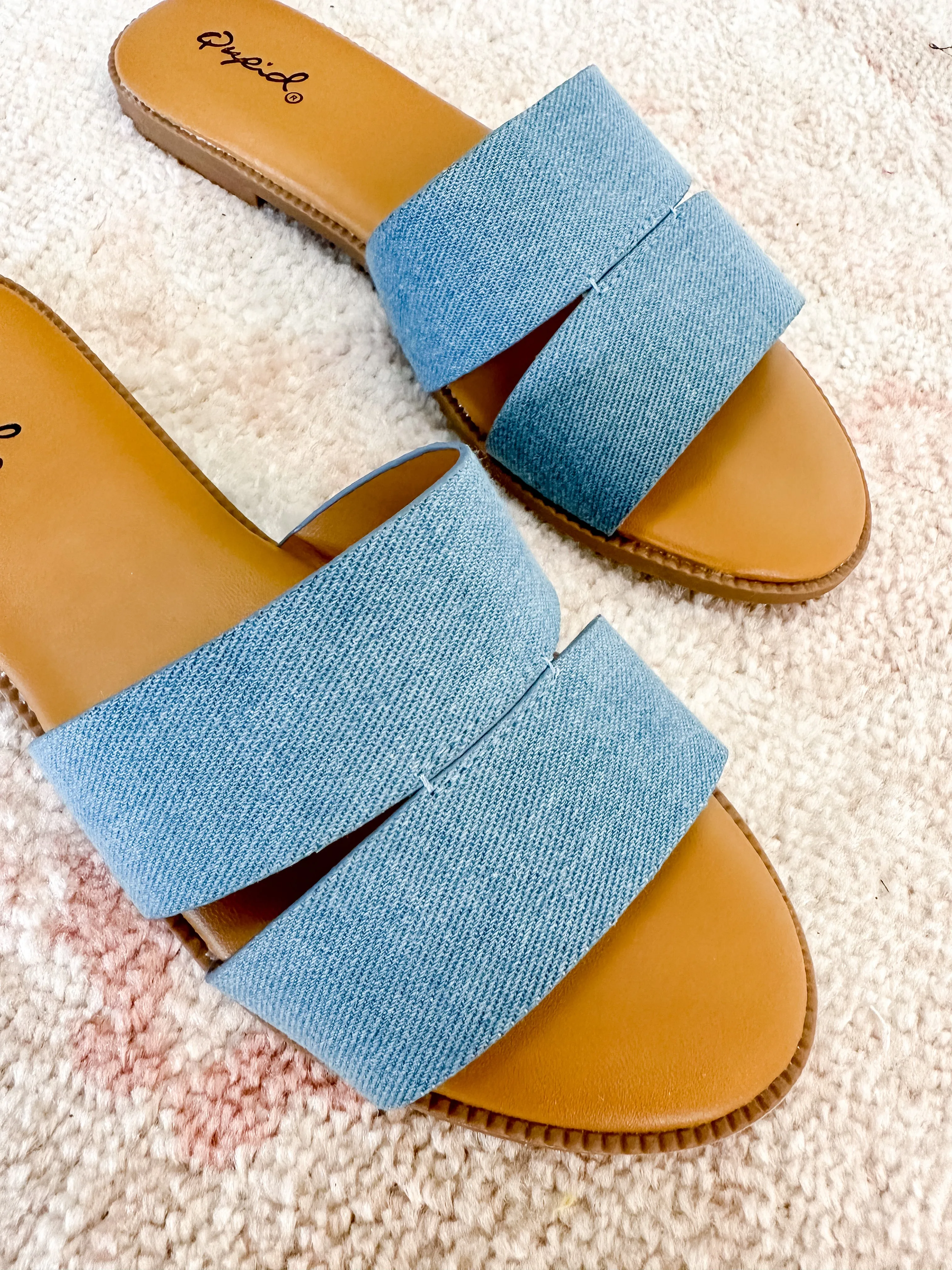 Desmond Sandal in Blue Denim