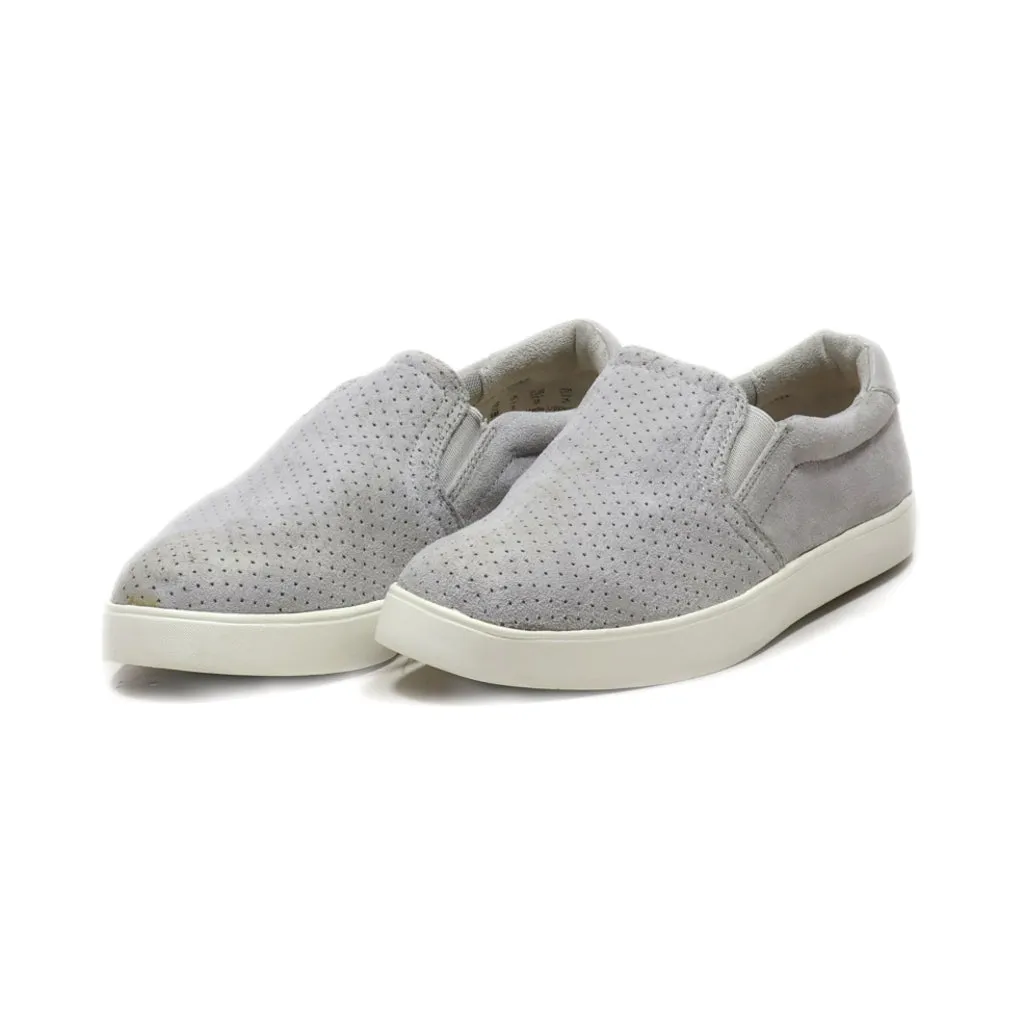 Dr. Scholl'S Slip Ons Suede Grey Colour For Women