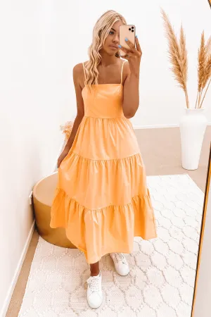 Drey Maxi Dress Orange