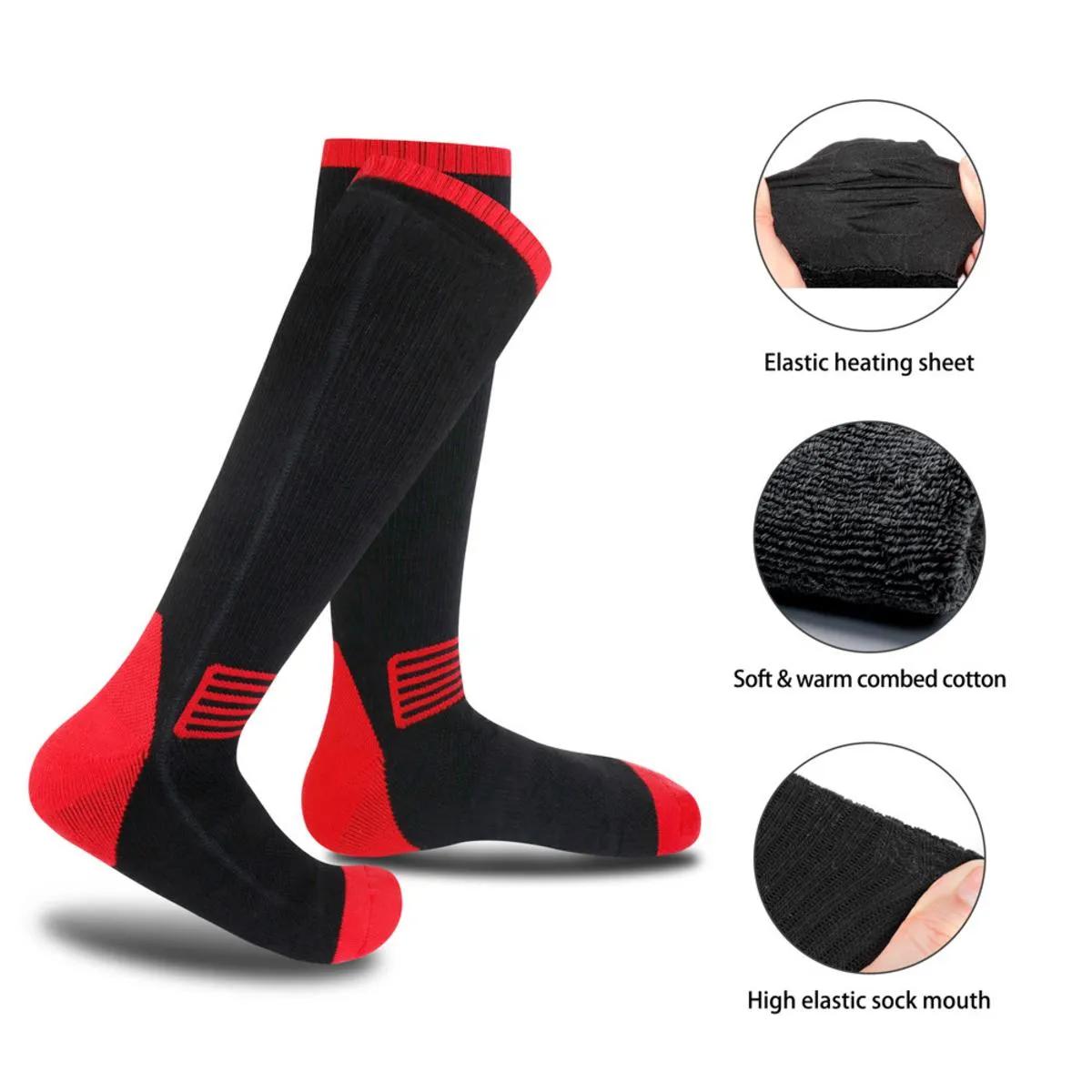 Dr.Warm Winter Sports Foot Warmer Electric Heated Socks