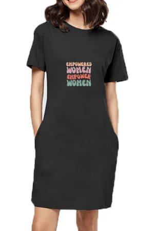 Empowered Women T-Dress – Bold, Beautiful, and Empowered