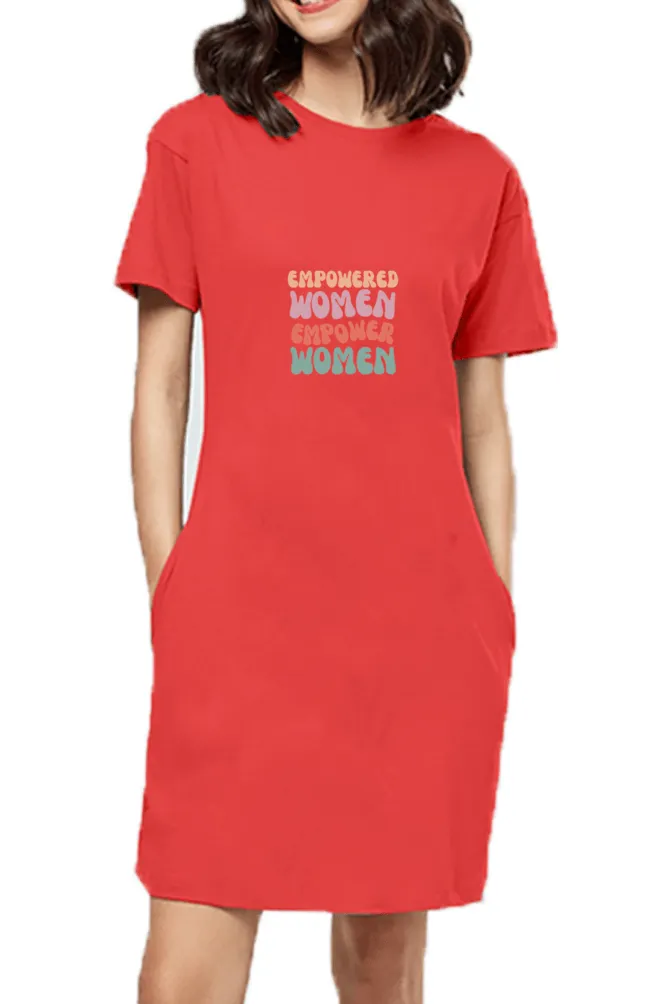 Empowered Women T-Dress – Bold, Beautiful, and Empowered