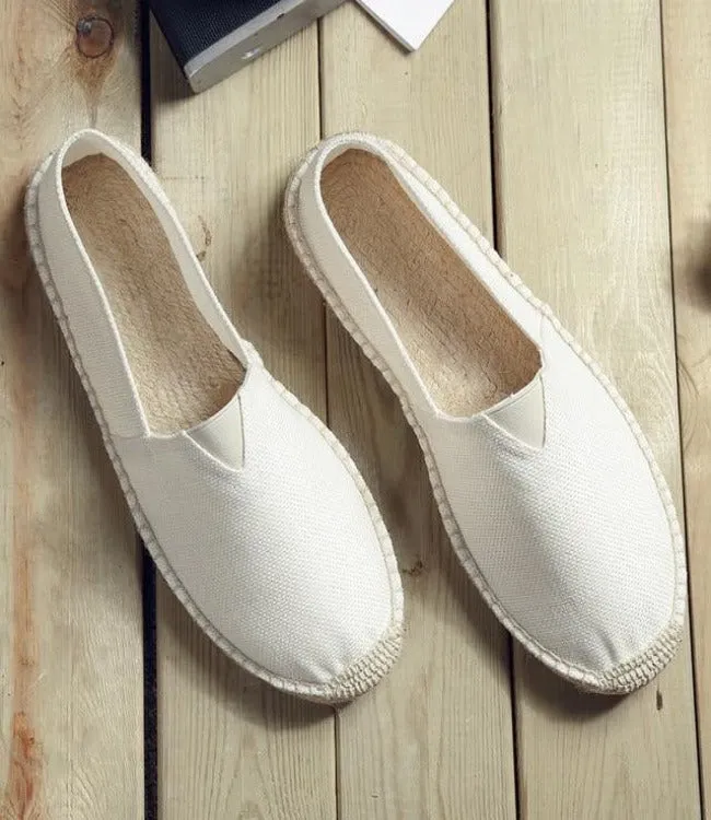 Espadrilles Hemp Canvas Flat Shoes