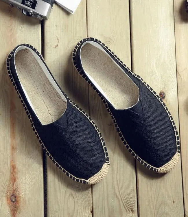 Espadrilles Hemp Canvas Flat Shoes