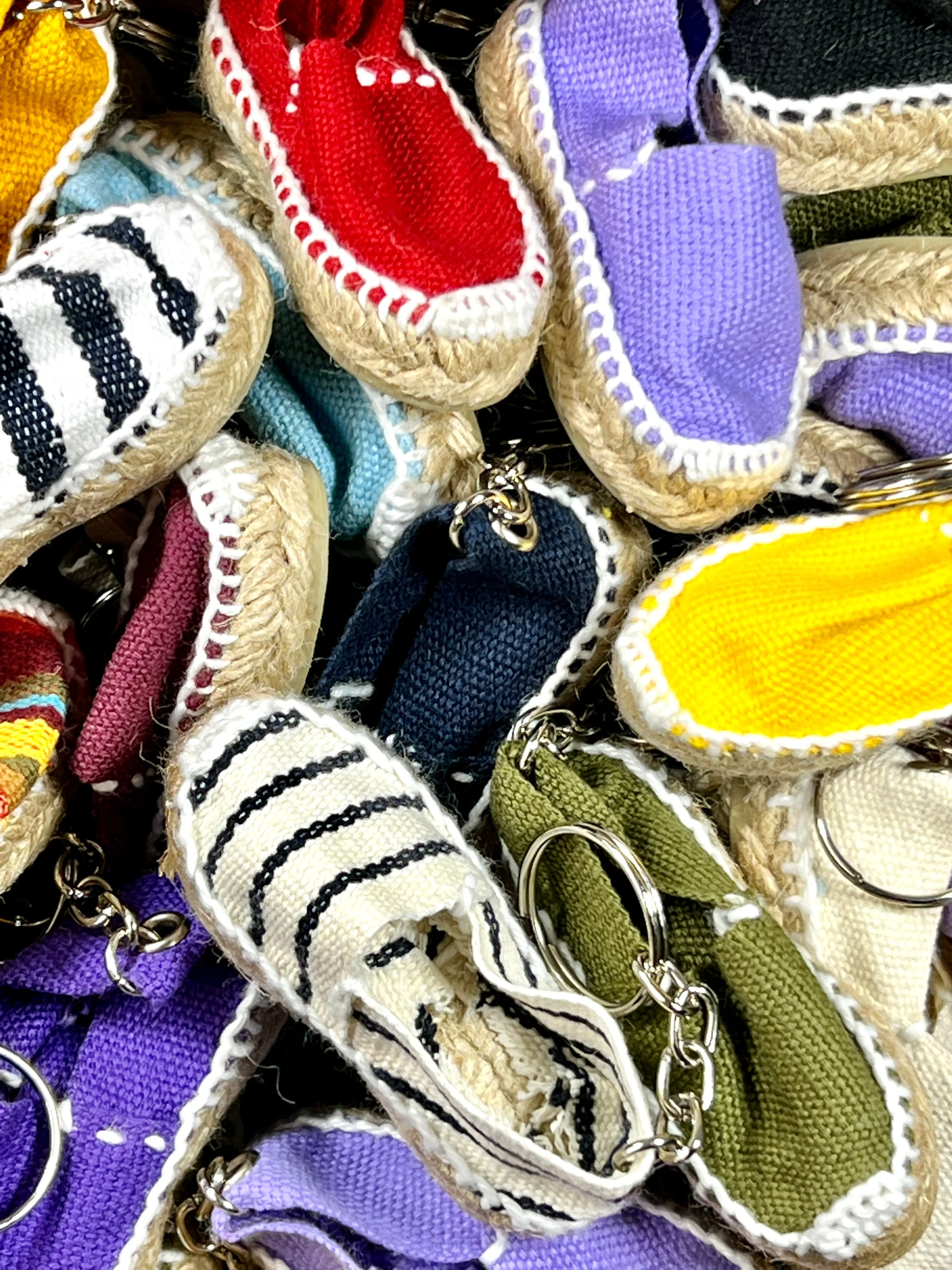 Espadrilles keychain