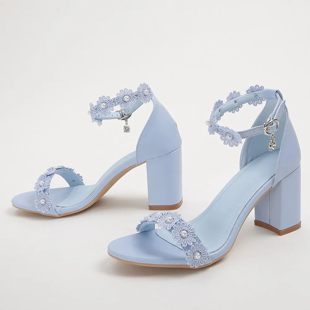 Funki Buys | Shoes | Women's Pretty Flower Wedding Sandals