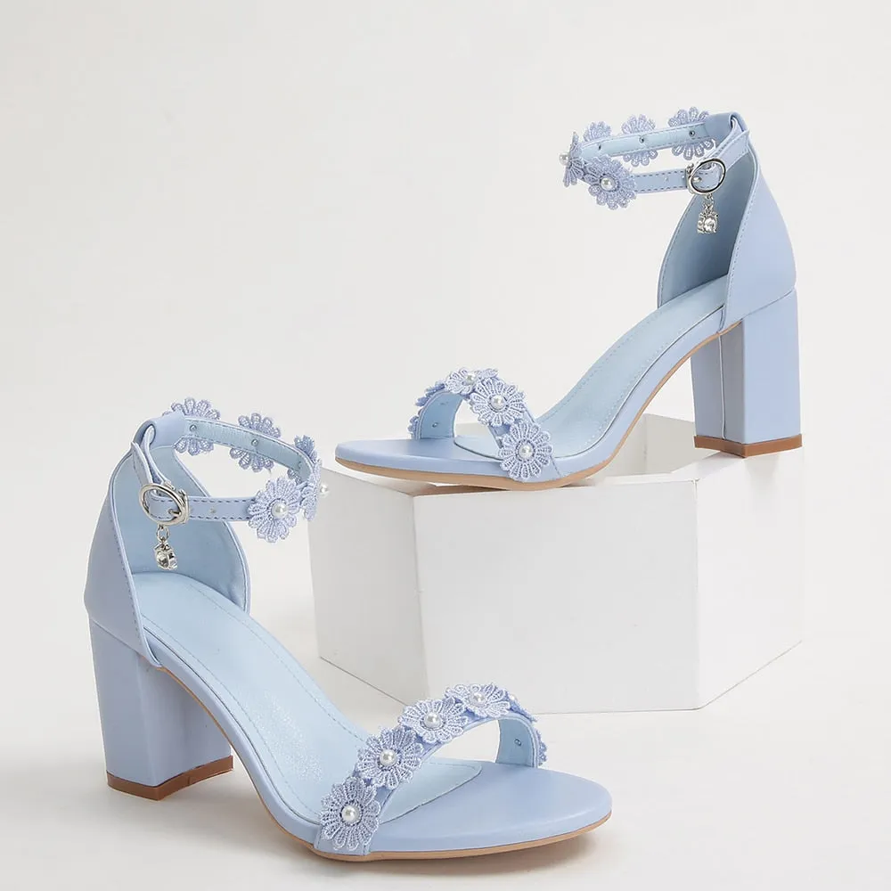 Funki Buys | Shoes | Women's Pretty Flower Wedding Sandals