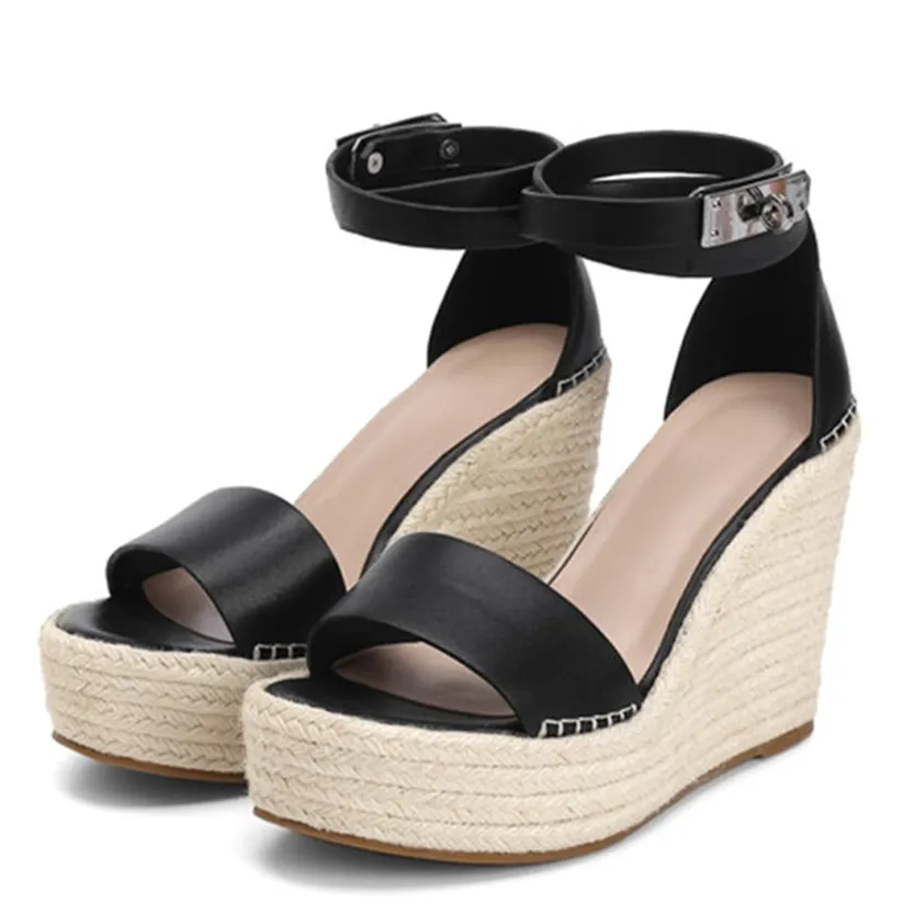 Funki Buys | Shoes | Women's Roman Style High Wedge Sandal