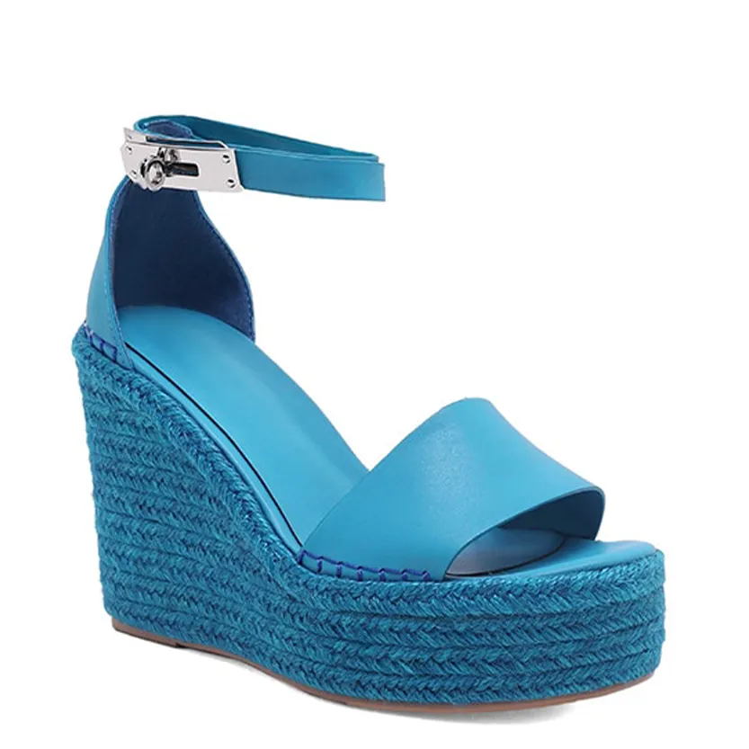 Funki Buys | Shoes | Women's Roman Style High Wedge Sandal