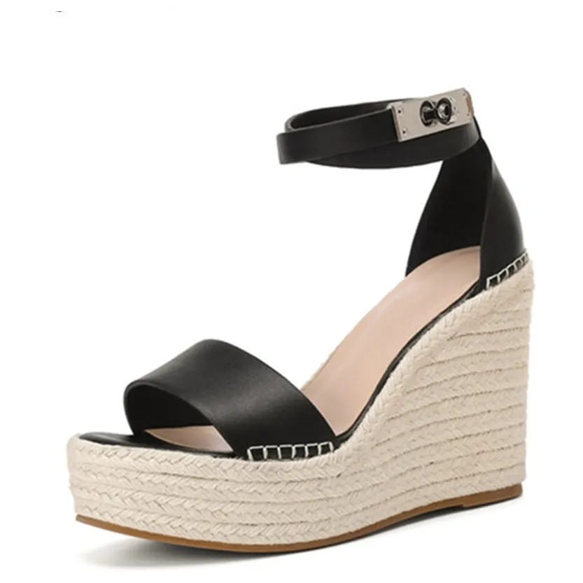 Funki Buys | Shoes | Women's Roman Style High Wedge Sandal