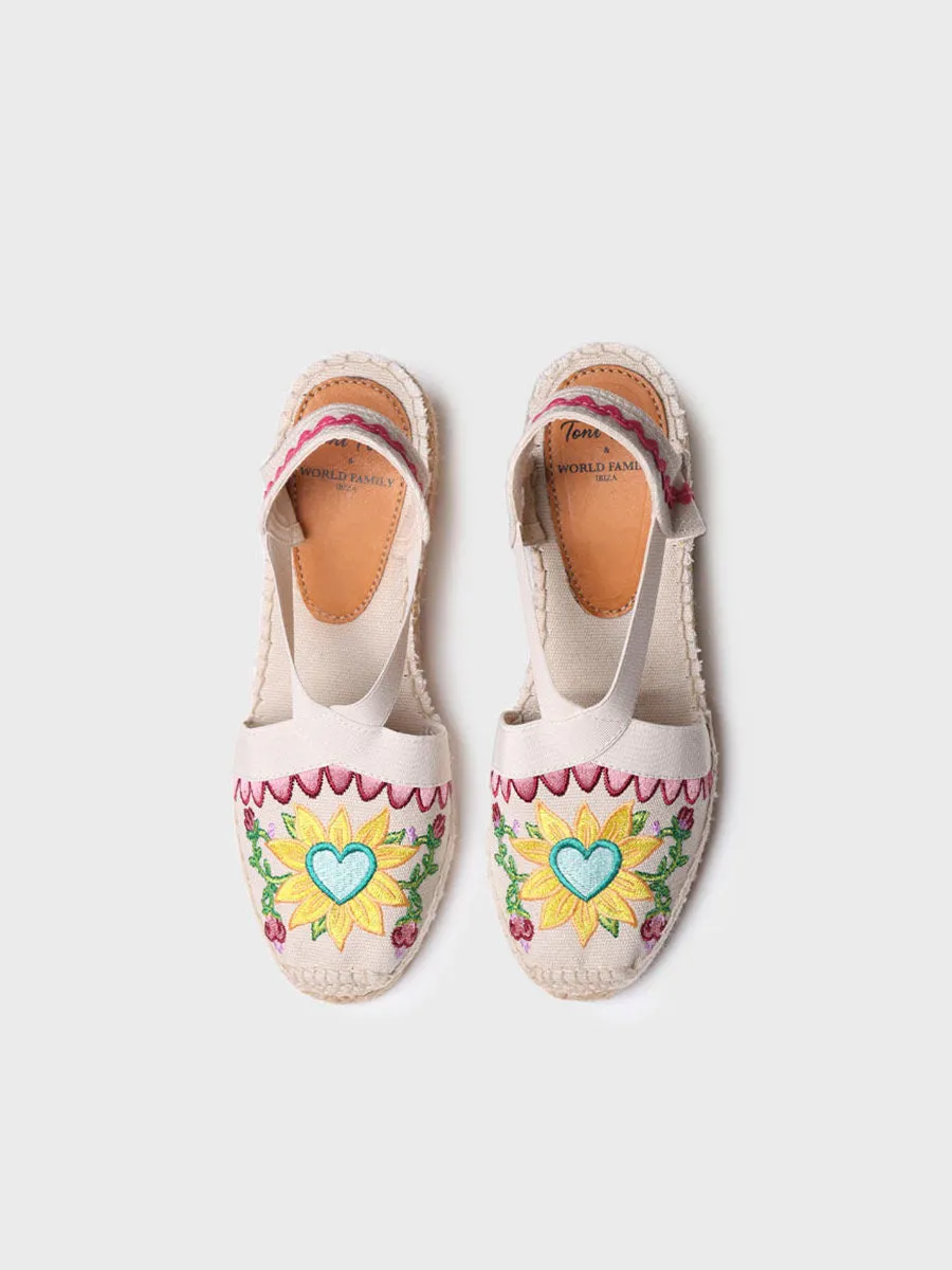 Gardenia Bonita Wedge Espadrilles