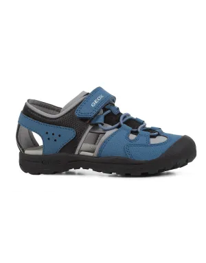 Geox Vaniett Blue Black Closed Toe