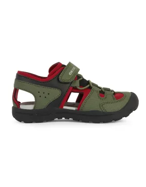 Geox Vaniett Military Red Closed Toe