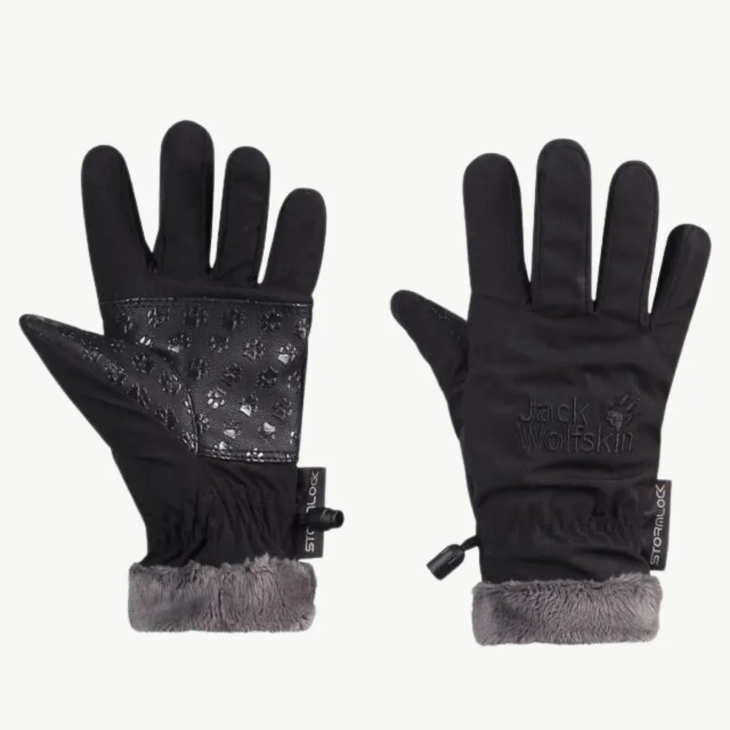 jack wolfskin Softshell Highloft Kids Gloves