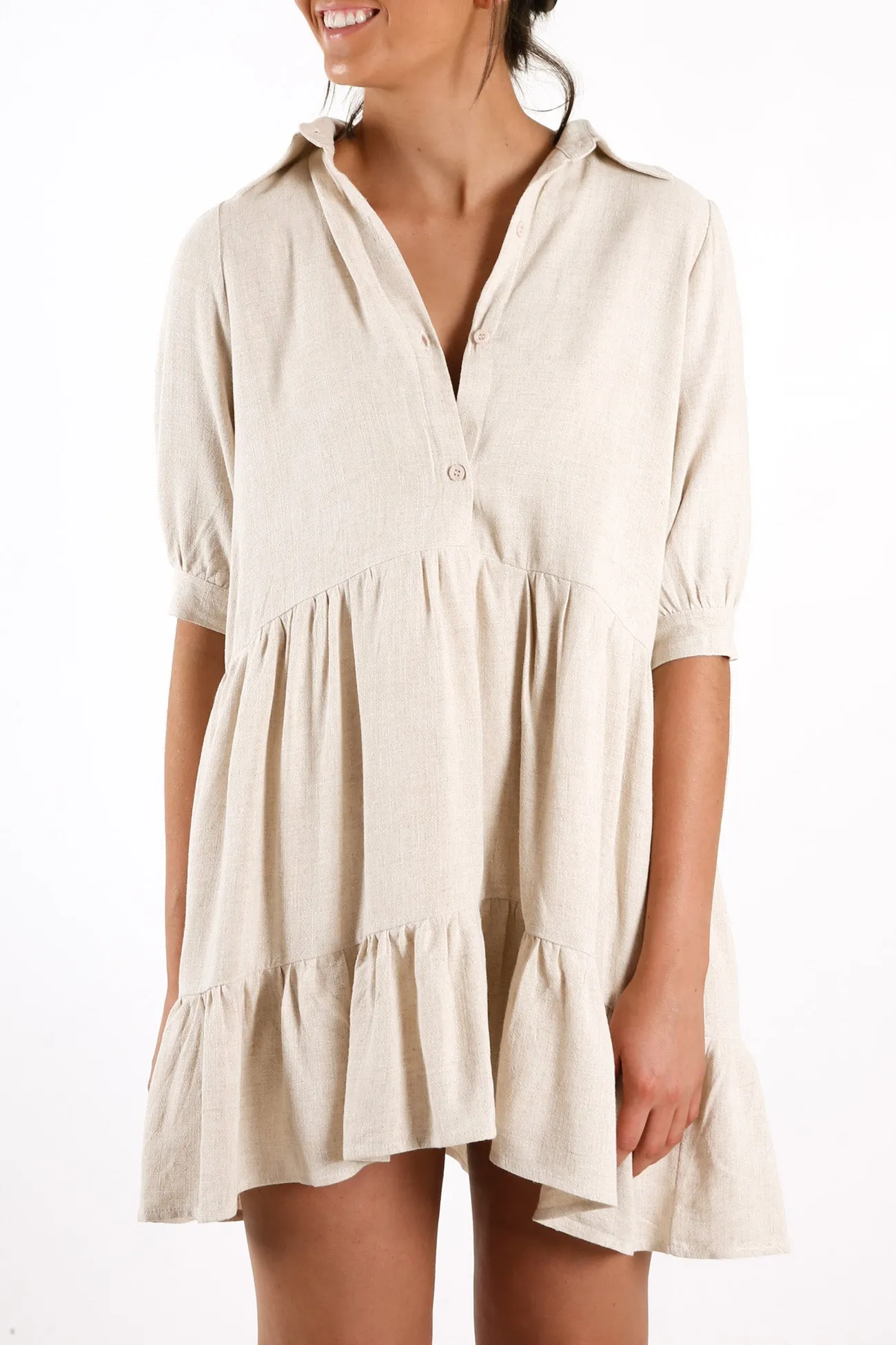 Jamie Dress Beige