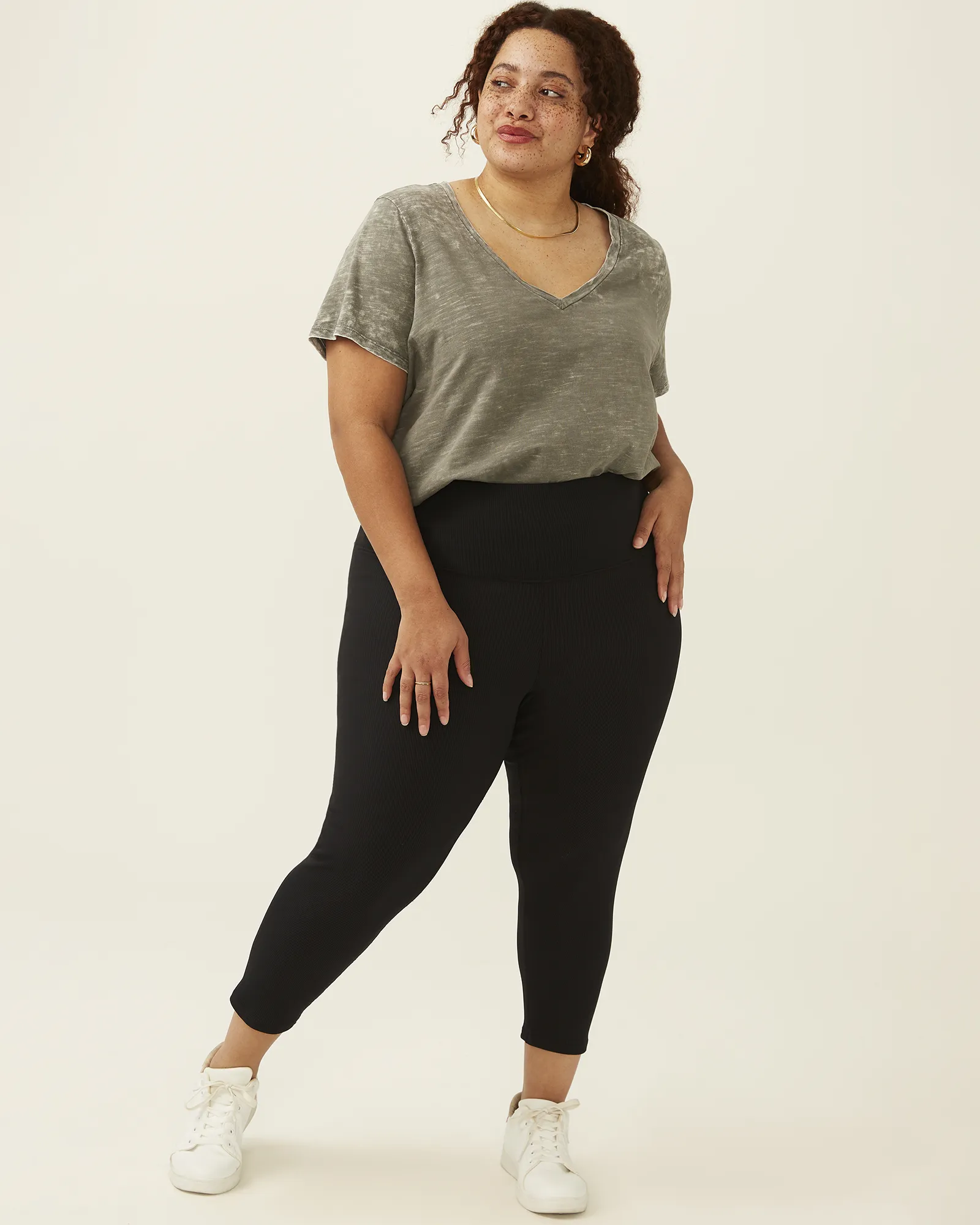 Mandy Capris Legging | Black