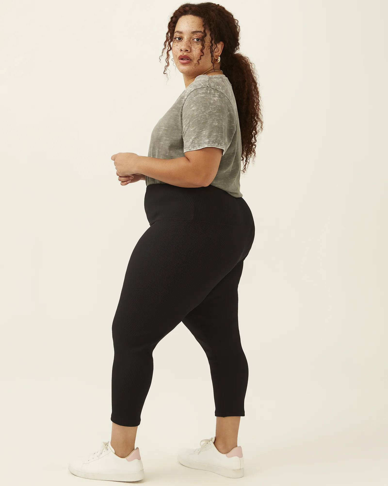 Mandy Capris Legging | Black