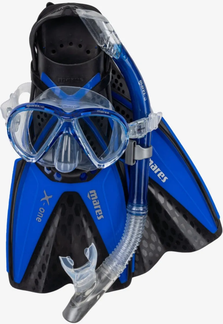 Mares X-One Marea Dive Mask Snorkel and Fins Set