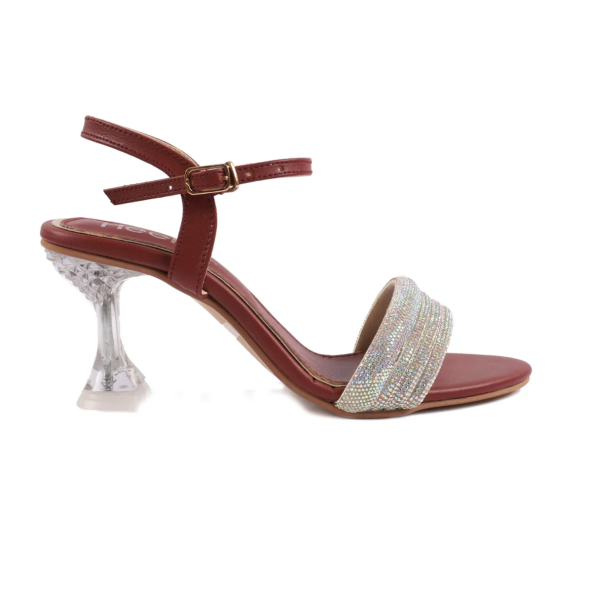 Maroon Bridal Sandal 066644