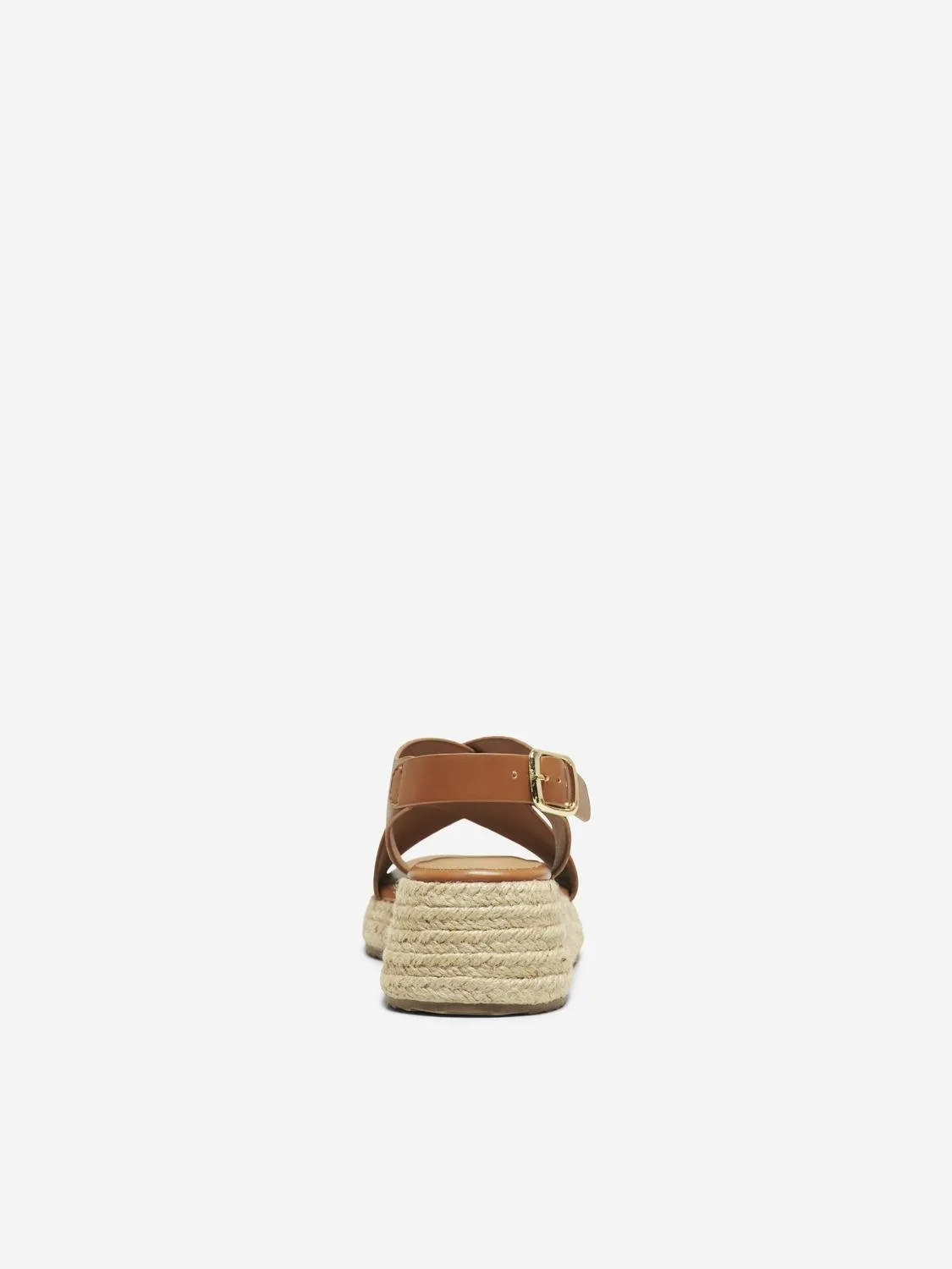 Minerva Cross Strap Espadrille (Cognac)