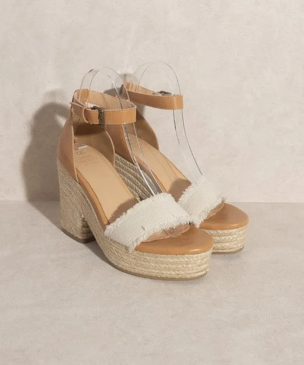 OASIS SOCIETY Riley - Espadrille Platform Sandal