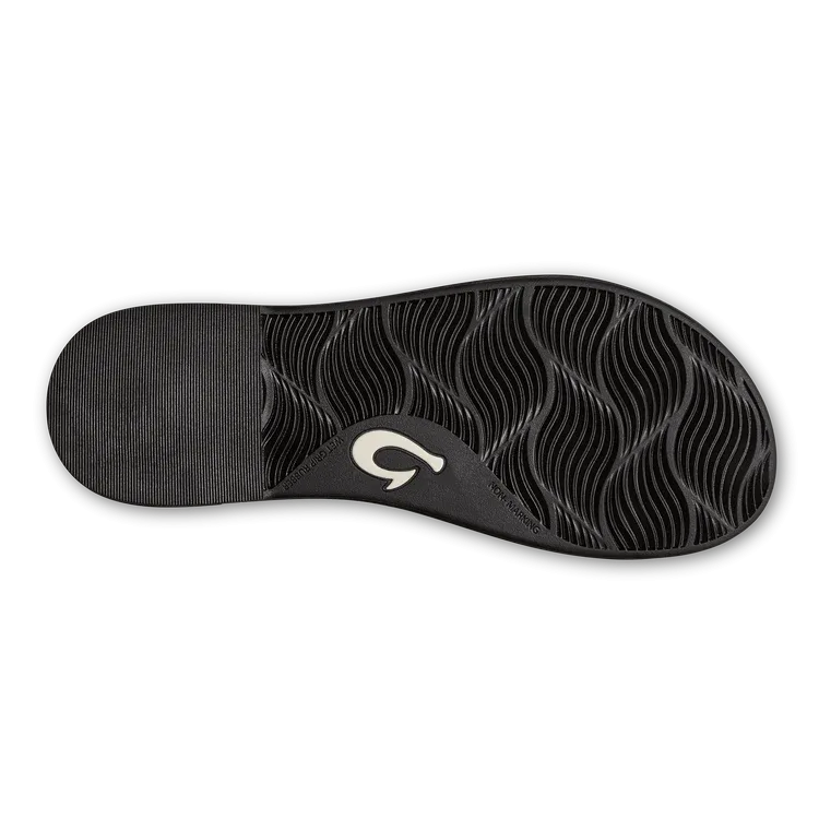 Olukai 'Aka Women's Sandals- Black on Black