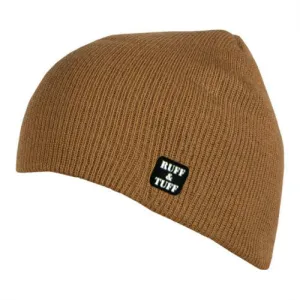 Ruff and Tuff Beanie Hat Duck Brown