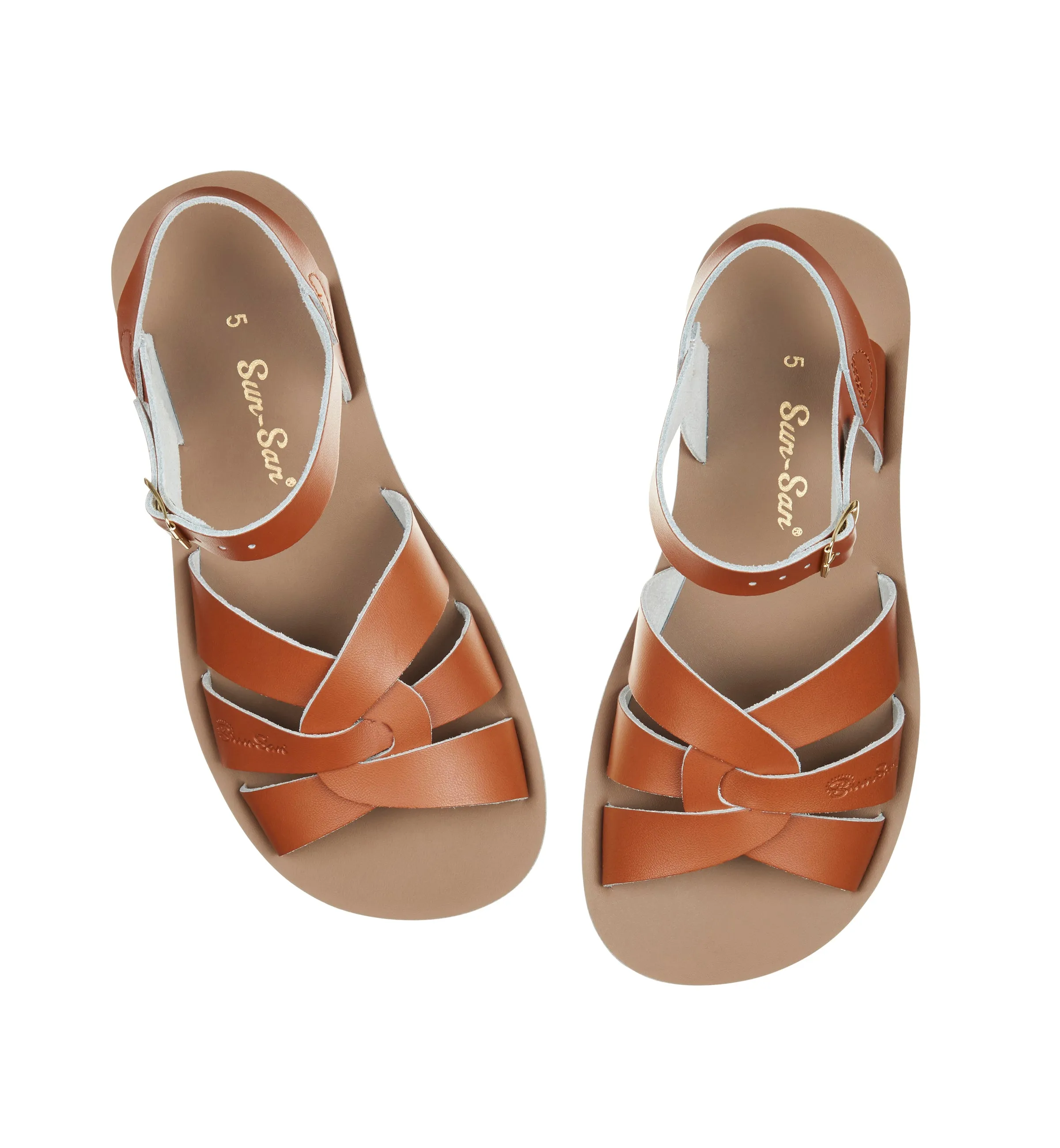 Salt-Water Swimmer Womens Tan Sandal