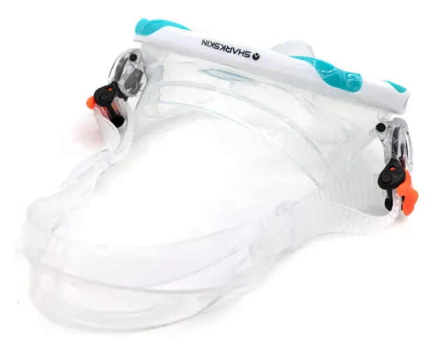 Sharkskin Junior Mask & Dry Snorkel Set With Mesh Bag   Free Anti-fog