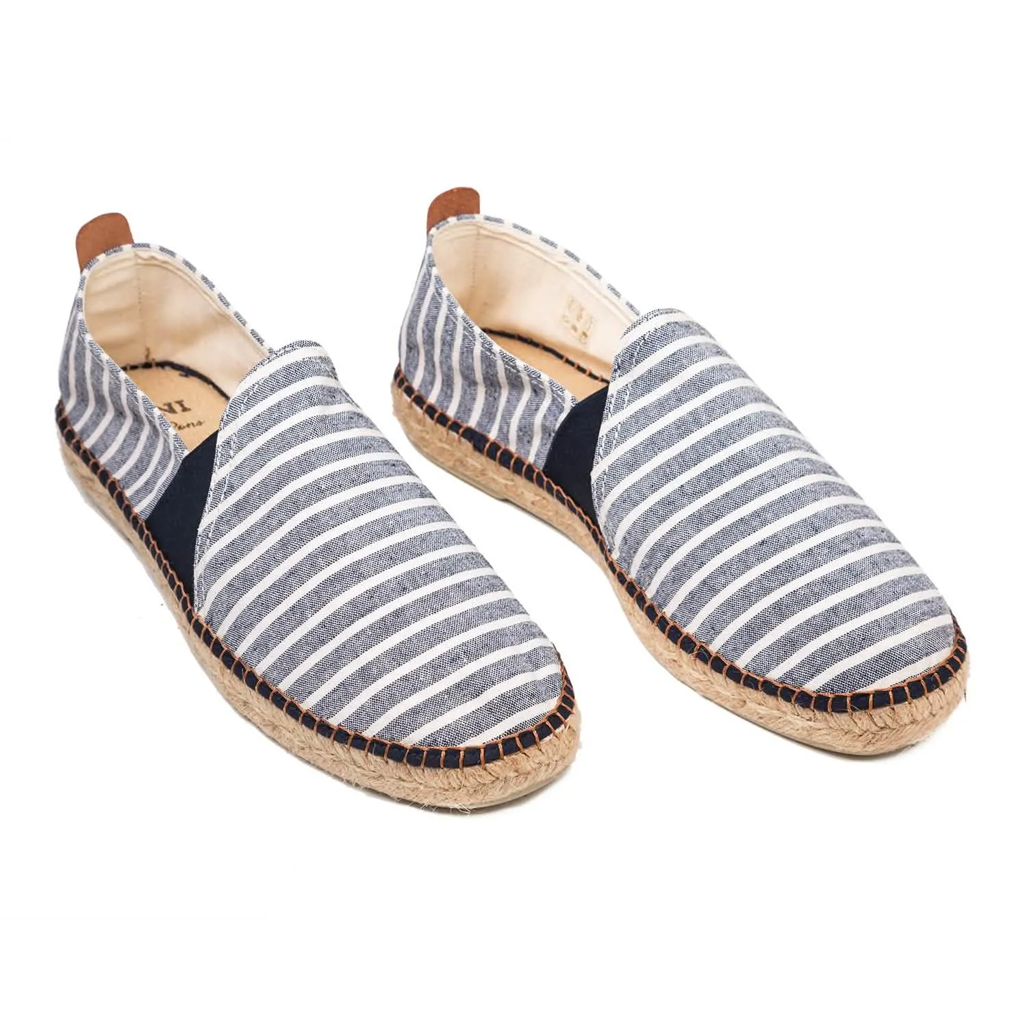 Striped Cotton Blend Espadrilles for Men - Dago-GD