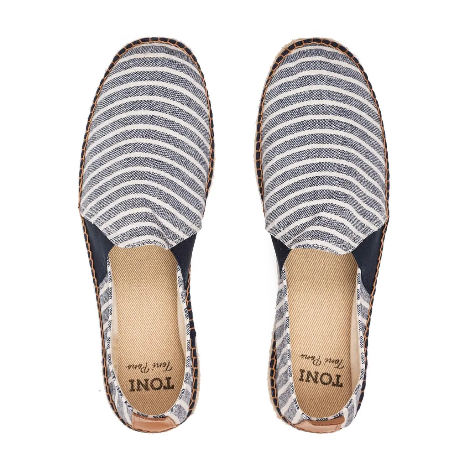 Striped Cotton Blend Espadrilles for Men - Dago-GD