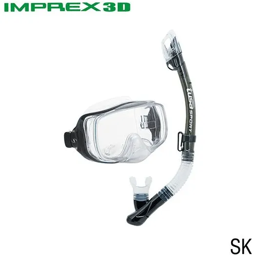 TUSA SPORT UC3325 Mask and Snorkel Set ADULT PRO