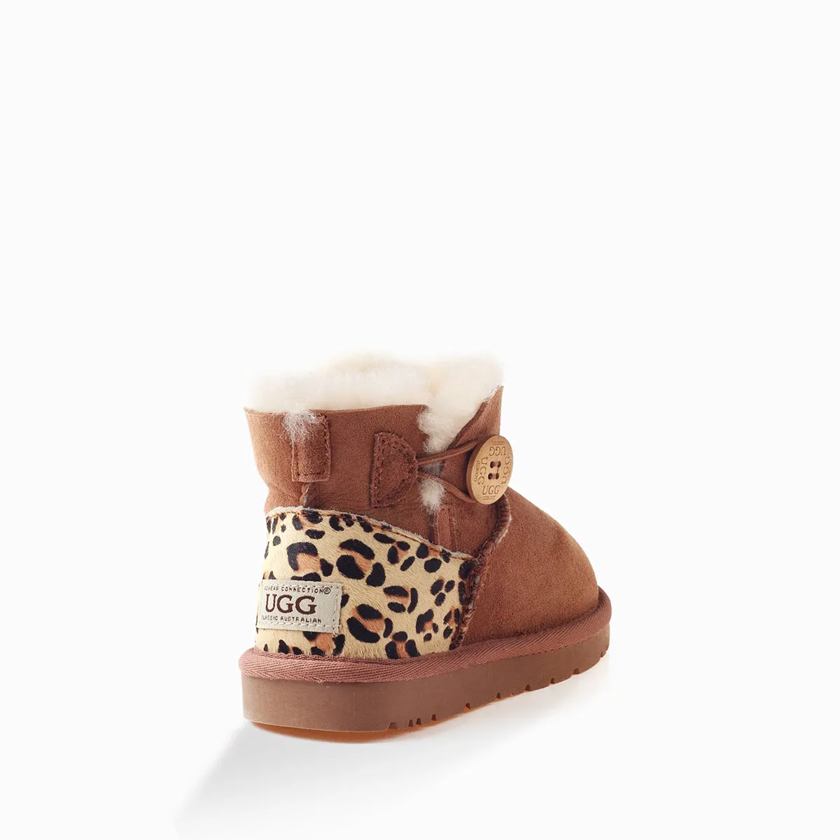 Ugg Kids Mini Button Boots (Water Resistant)