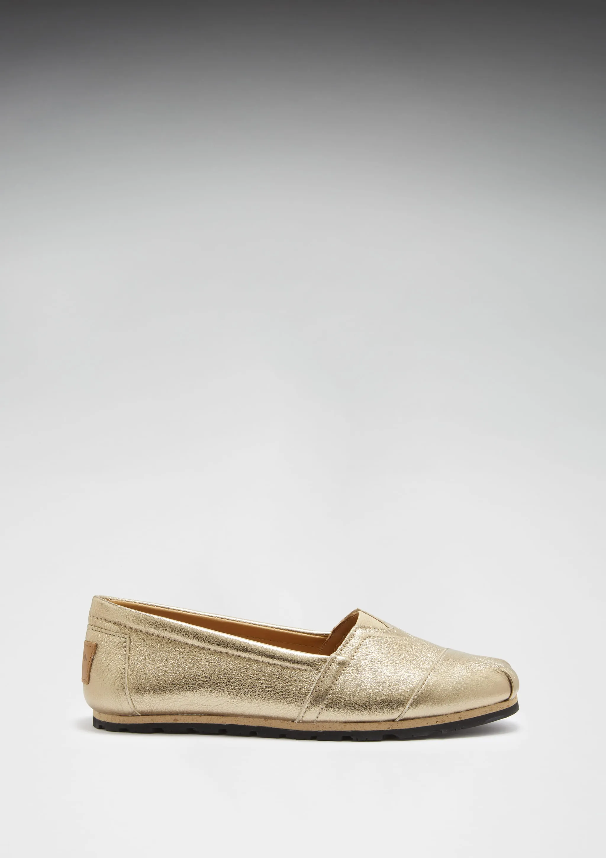 Women's Chukka Espadrilles, gold leather