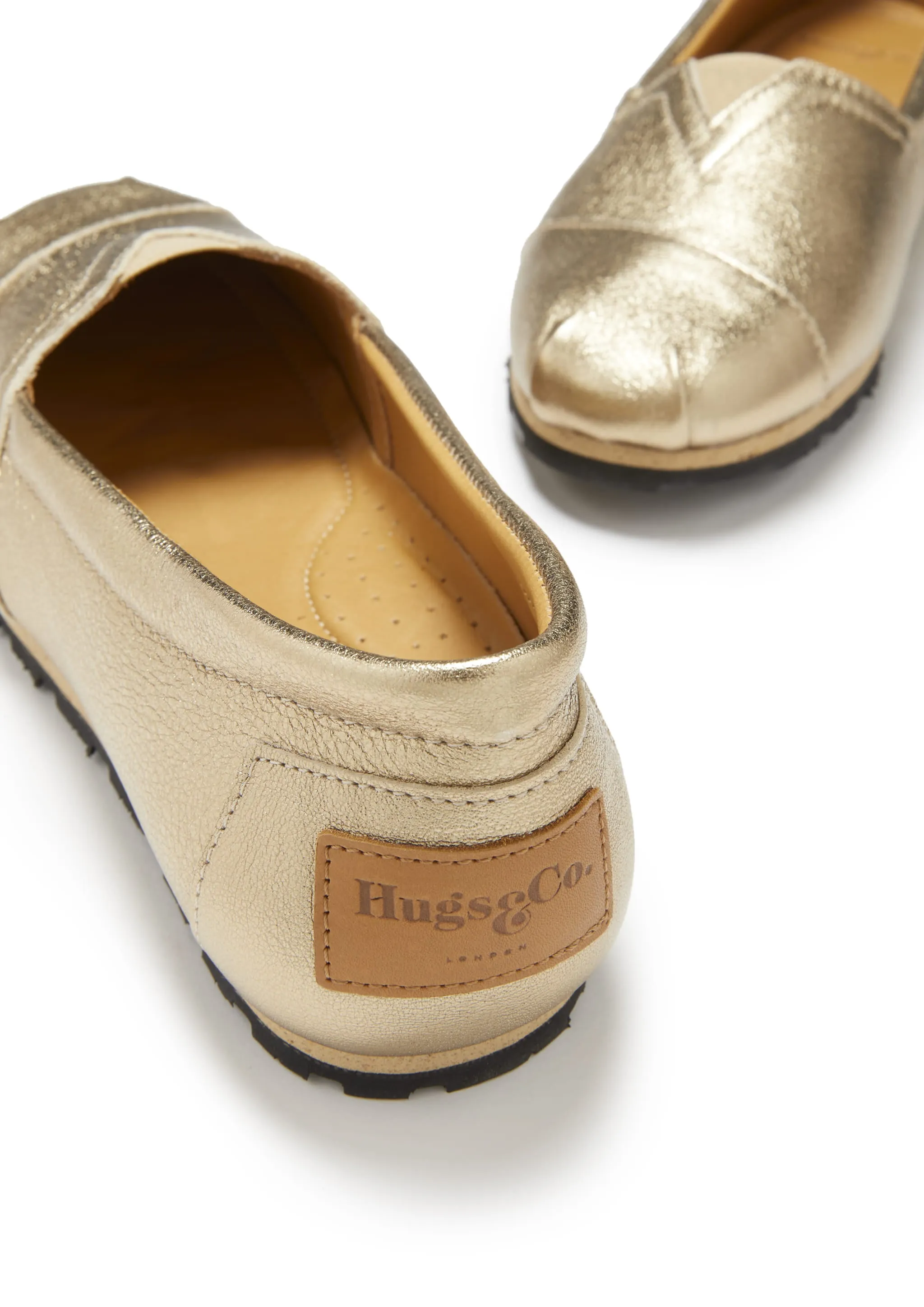 Women's Chukka Espadrilles, gold leather