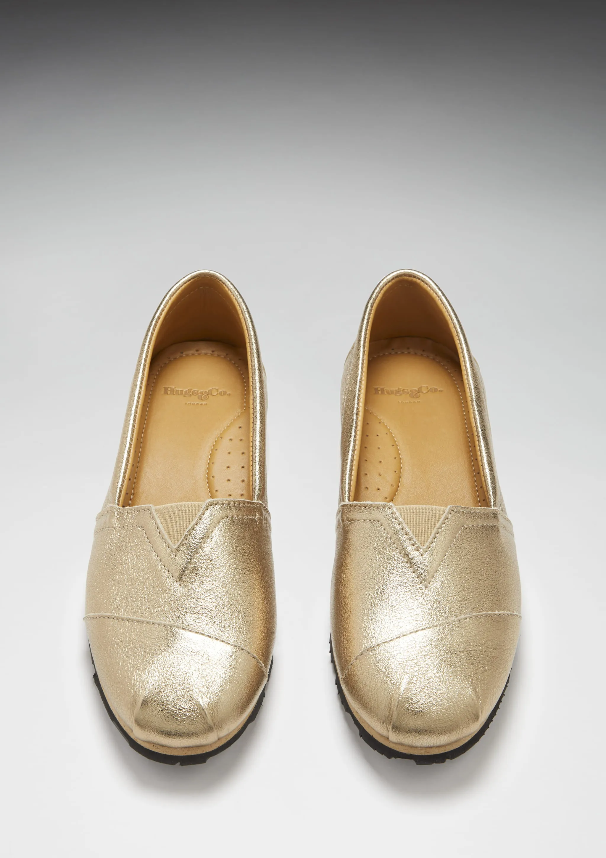 Women's Chukka Espadrilles, gold leather