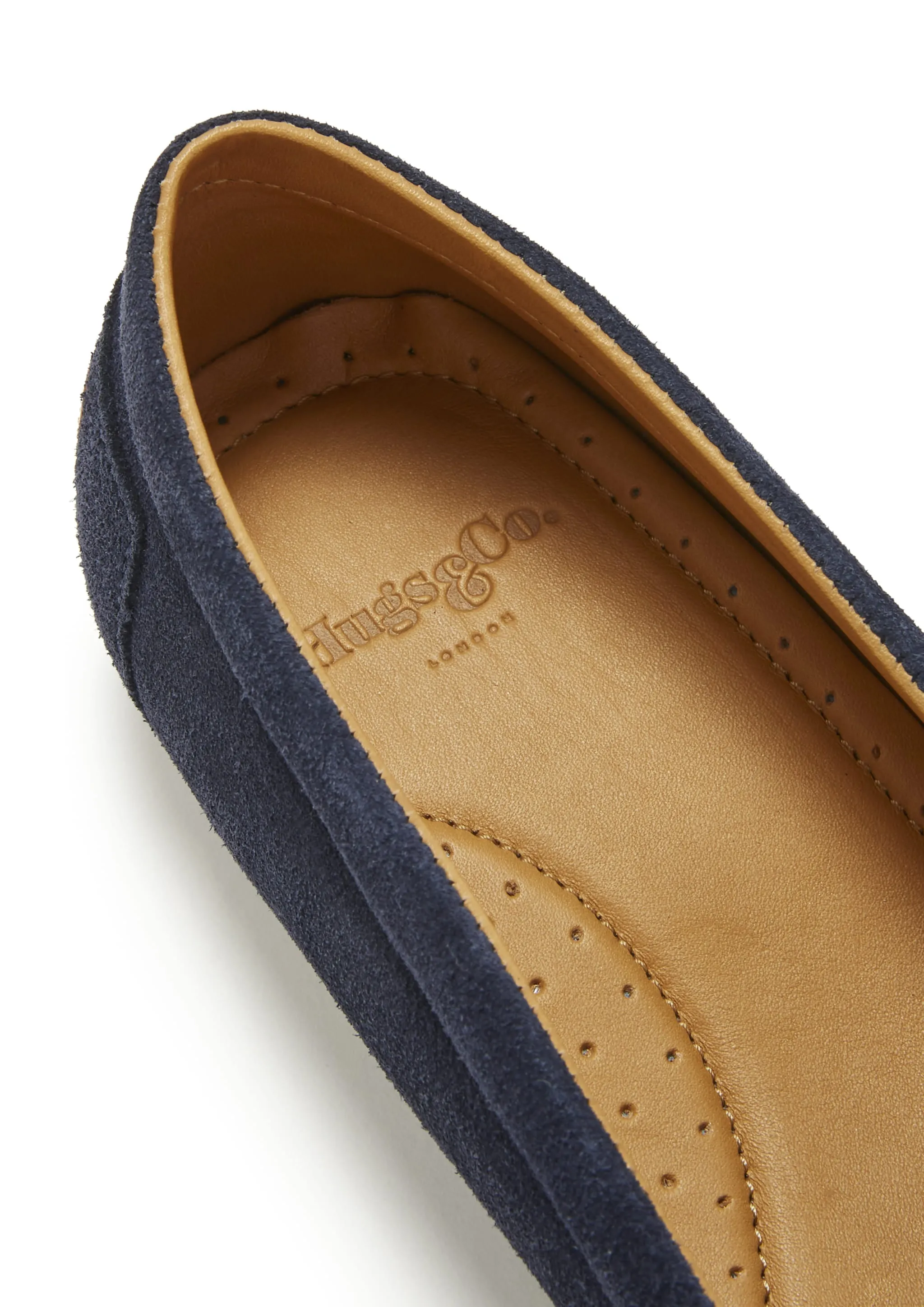 Women's Chukka Espadrilles, navy blue suede