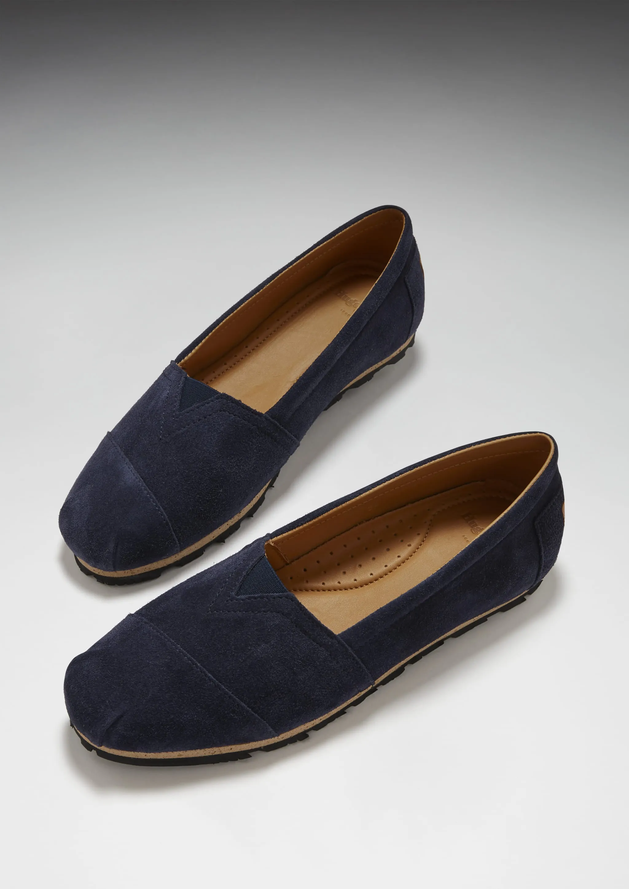 Women's Chukka Espadrilles, navy blue suede