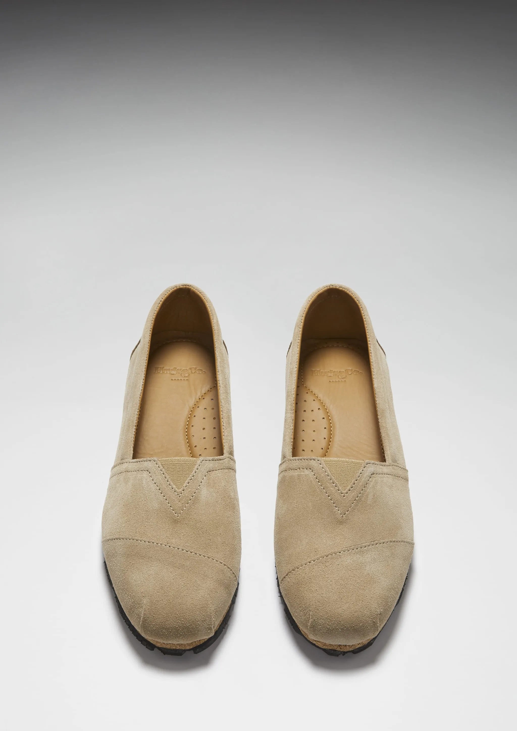 Women's Chukka Espadrilles, taupe suede