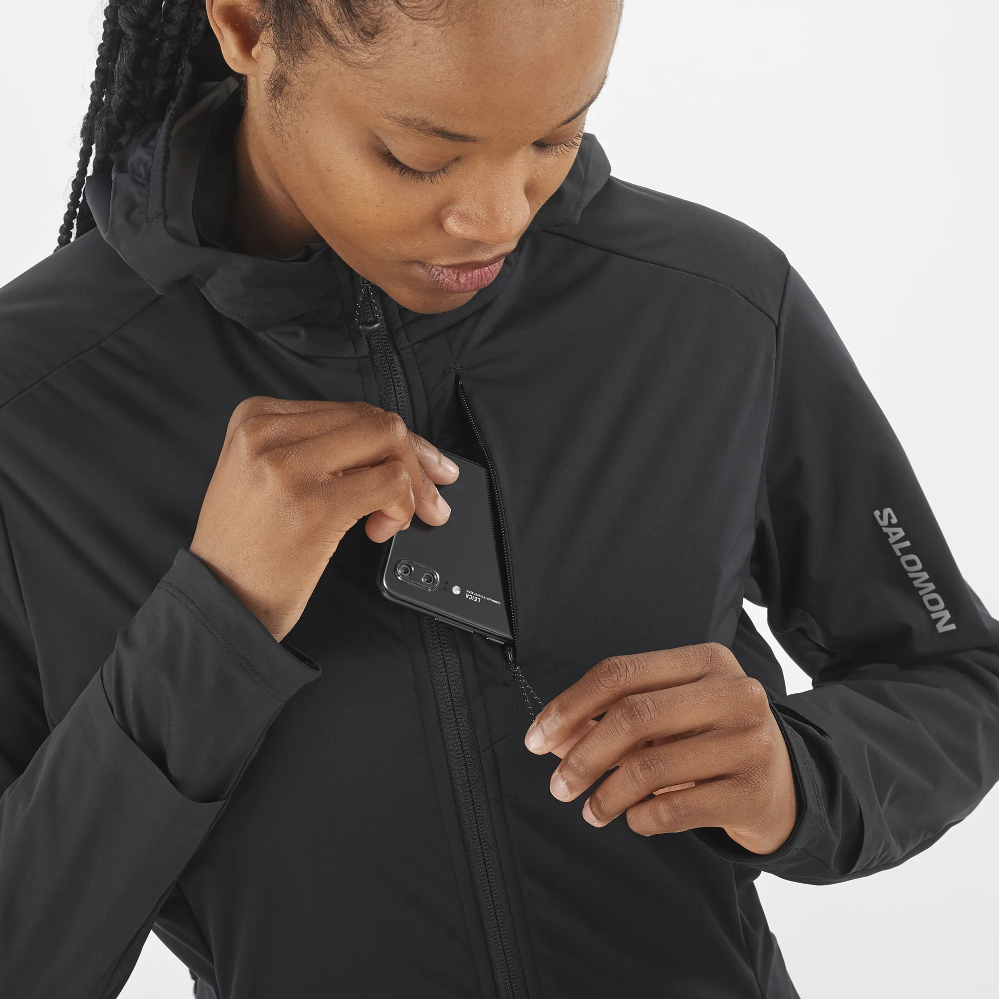 Women's Light Shell Jacket (Deep Black)